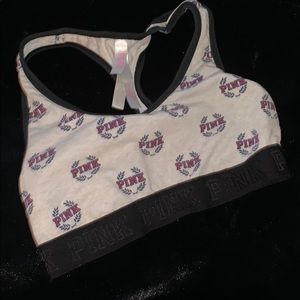 Pink Sports Bra